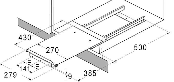 Produktbild Peka Metall Einfach-Auszug (1 Stk.)