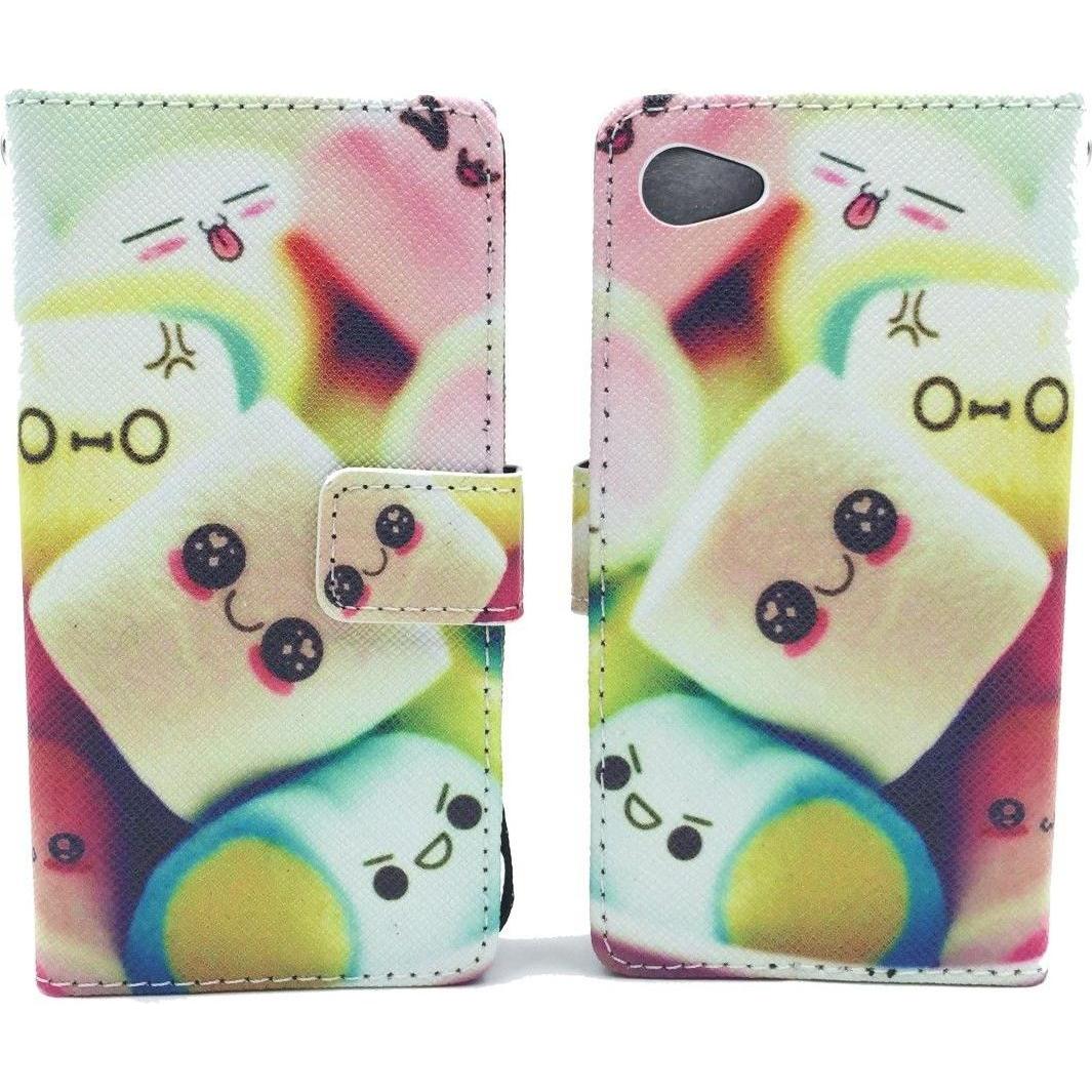 König Design Schutz Handy Hülle für Sony Xperia Z5 Compact Case Cover Tasche Wallet Etui Neu (Sony Xperia Z5 Compact), S...