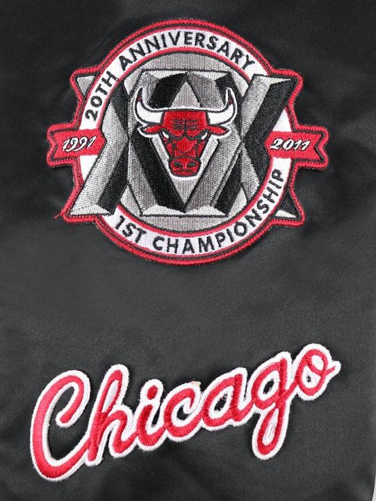 Immagine prodotto Mitchell & Ness M&N Satin Bomber Veste - FLIGHT Chicago Bulls noir (M)