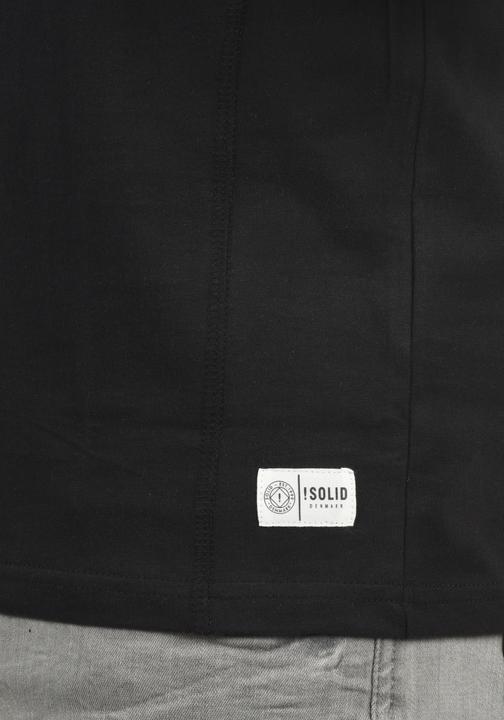 Immagine prodotto Solid Dorian T-Shirt A Maniche Corte Maglietta Da Uomo Con Collo Grandad (S)