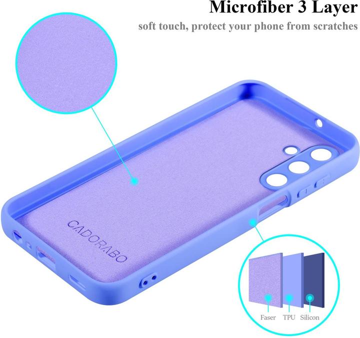 Actual product image Cadorabo Case for Samsung Galaxy A15 TPU in liquid protection silicone design (Samsung Galaxy A15)