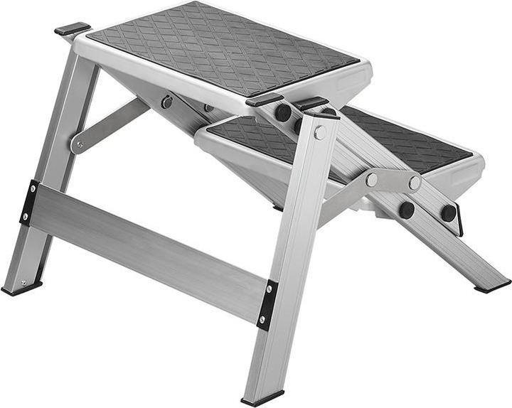 Produktbild ProPlus Doppeltrittstufe Aluminium faltbar