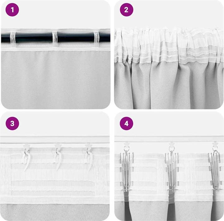 Produktbild vidaXL Vorhänge (260 x 140 cm)