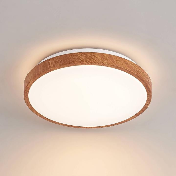 Actual product image Lindby Mynte LED ceiling light, round, 29.5 cm (500 lm)