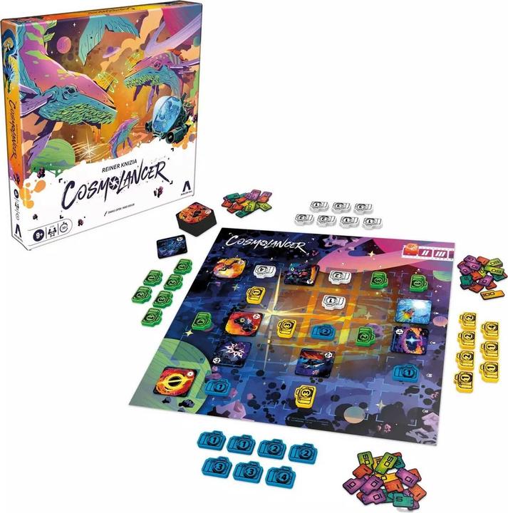 Actual product image Avalon Hill Cosmolancer strategisches Brettspiel von Reiner Knizia (English, French, German, Italian, Spanish, 2 - 4 Players)