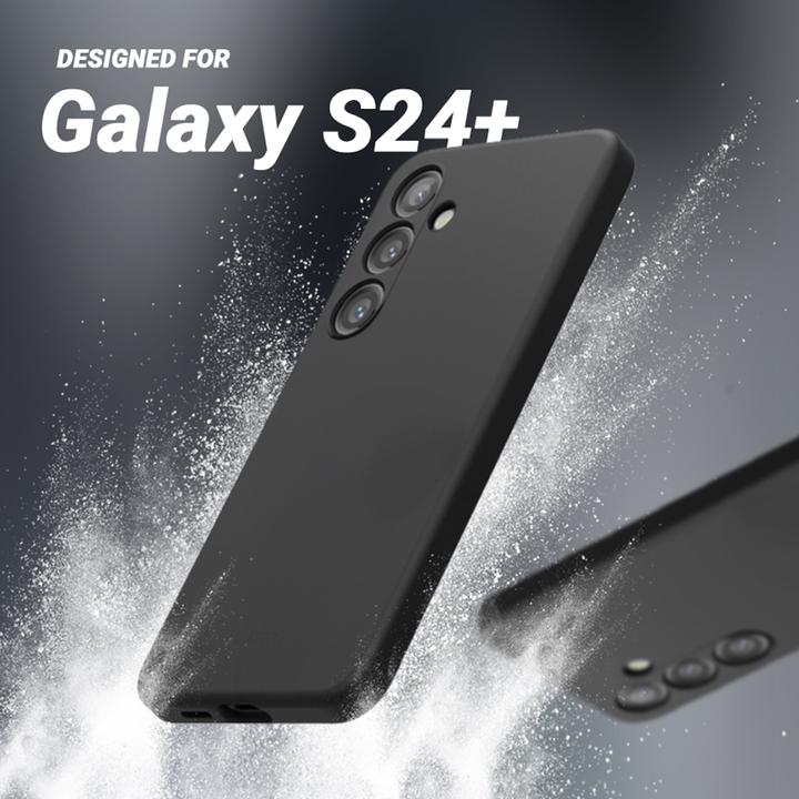 Productafbeelding Crong Etui Samsiung kleurenhoes zwart (Samsung Galaxy S24+)