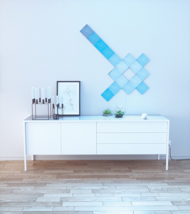 Actual product image Nanoleaf Canvas Smarter Kit (9 Panels) (900 lm)