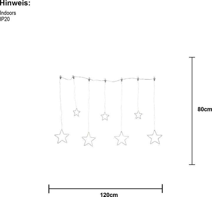Immagine prodotto Star Trading Stelle a goccia di rugiada (1.20 m)
