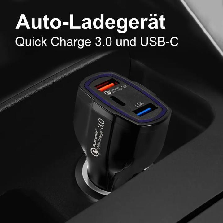 Produktbild Hermex Auto-USB-Ladegerät KFZ-USB-Adapter KFZ-USB-Ladegerät Auto-USB-Adapter