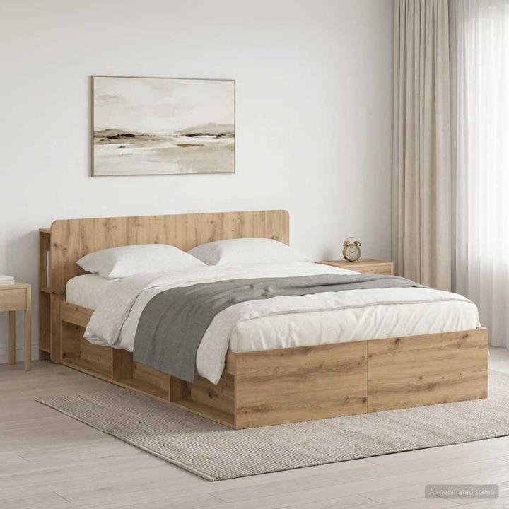 Produktbild vidaXL Bettrahmen (135 x 190 cm)