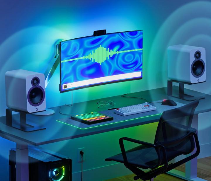 Image du produit Nanoleaf Bandeau lumineux 4D PC Screen Mirror (Multicolore, 250 cm, Intérieur)