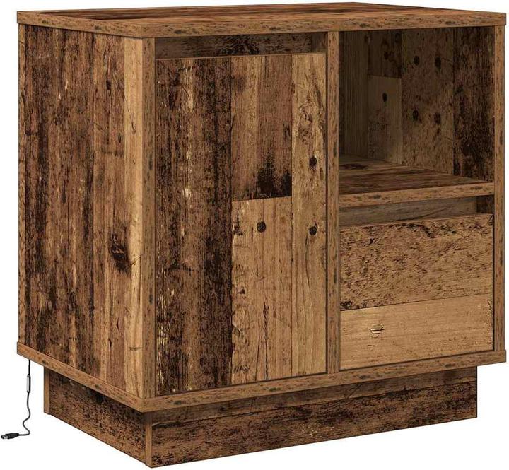 Actual product image vidaXL Bedside table (50 x 34.5 x 50 cm)