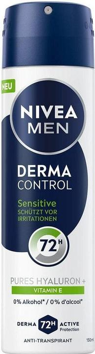 Produktbild NIVEA MEN Deo Derma Control Spray Sensitive, 150 ml (Spray, 150 ml)