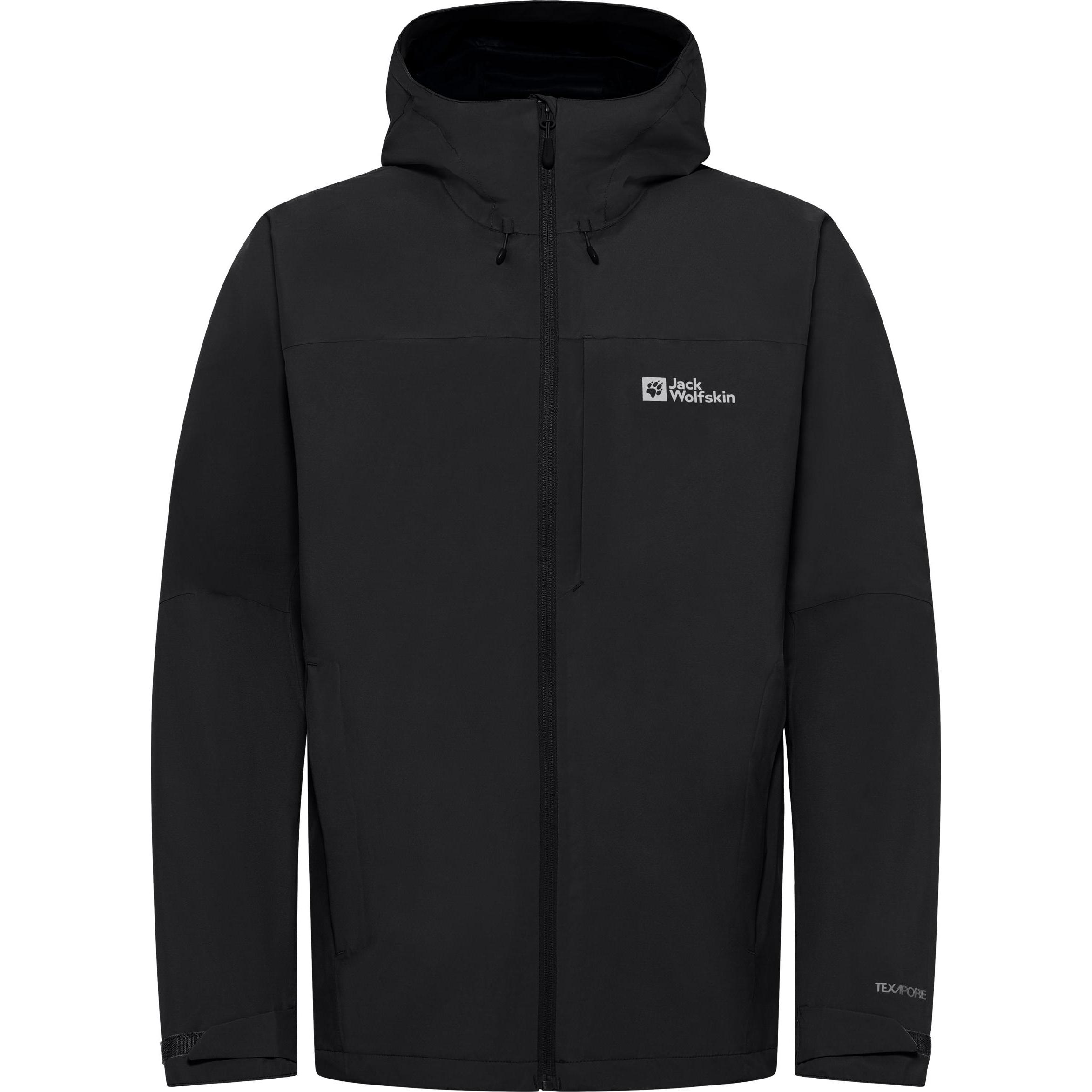 Jack Wolfskin, Herren, Jacke, Tempest 2L Jkt M (XL), Schwarz, XL