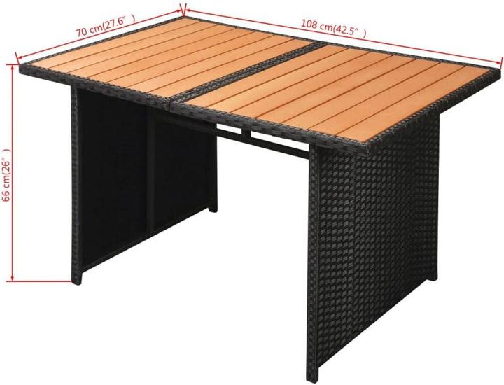 Produktbild vidaXL Gartenmöbel Set