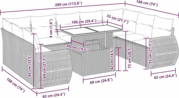 Produktbild vidaXL Timo
