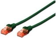 Immagine prodotto Digitus Cavo patch CAT 6 U-UTP Cu LSZH AWG 26/7 Lunghezza 0,25 m Colore Verde (UTP, CAT6, 0.25 m)