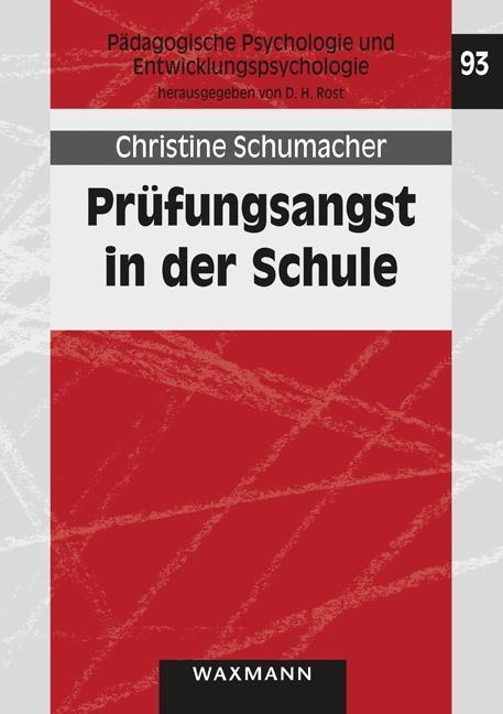 Produktbild Prüfungsangst in der Schule (Deutsch, Christine Schumacher, 2016)