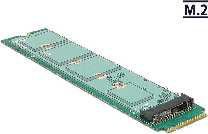 Actual product image Delock Adapter M.2 Key M male > M.2 Key A