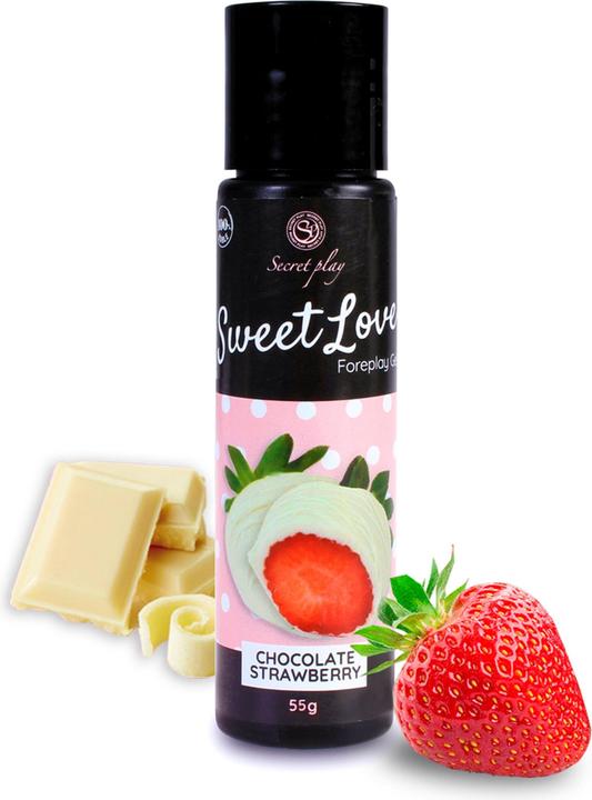 Secret play Secretplay Gel Sweet Love Strawberry And White Chocolate 60 ml (60 ml)
