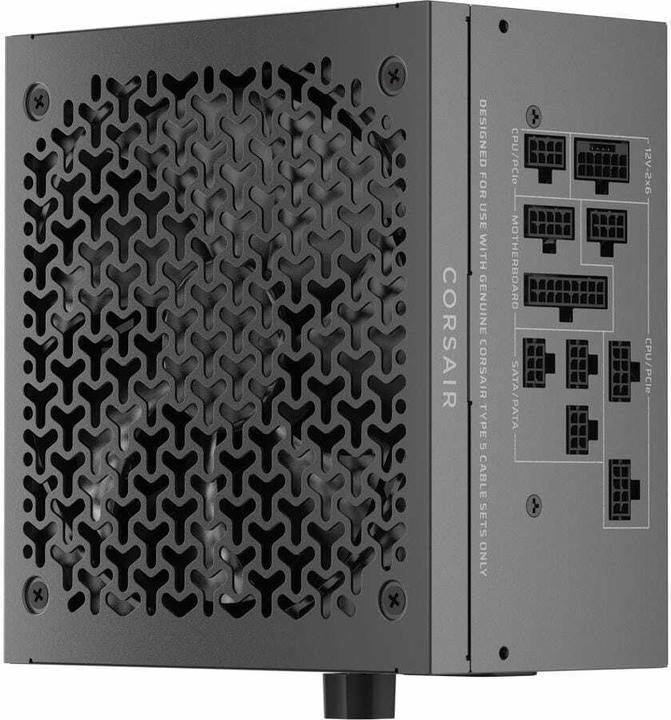 Actual product image Corsair RM750x Shift Strmforsyning - 750 Watt - 140 mm - ATX 3.1 - 80 Plus Gold certified (750 W)