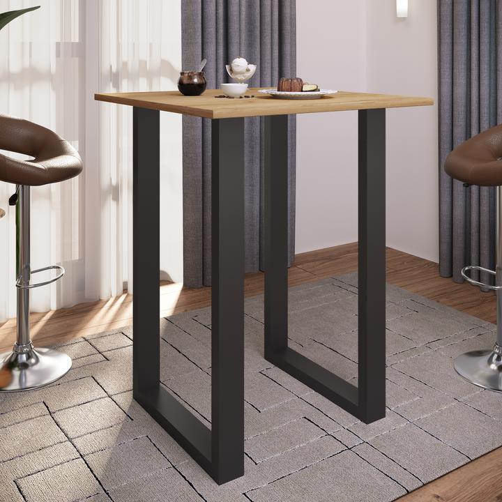 Immagine prodotto VCM Holz Bartisch Stehtisch Xona 80x80 (80 x 80 x 102 cm)