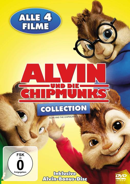 Alvin and the Chipmunks (DVD, 2016, German)