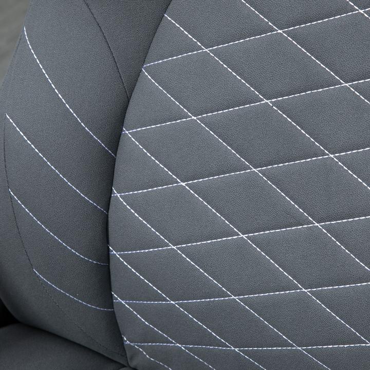 Immagine prodotto Vinsetto Sedia da ufficio con poggiatesta e braccioli (46 - 56 cm)