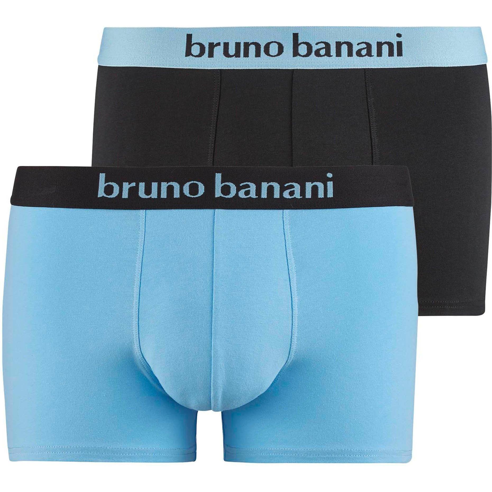 Bruno Banani, Herren, Unterhosen, 2er Pack Flowing Retro Short / Pant, Mehrfarbig, (XXL, 2er Pack)