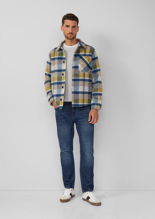 Produktbild s.Oliver Strickpullover Strickpullover mit Brusttasche und Druckknopf (XL)