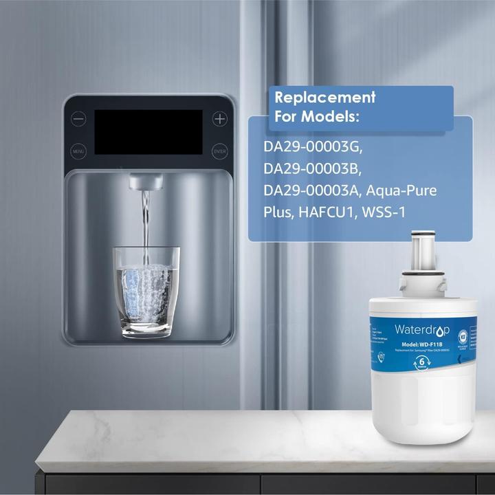 Immagine prodotto Waterdrop WD-F11B Kühlschrank-Wasserfilter-Ersatz für Samsung Modelle (1 x)