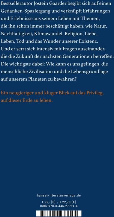 Produktbild Ist es nicht ein Wunder, dass es uns gibt? (Deutsch, Gabriele Haefs, Jostein Gaarder, 2023)