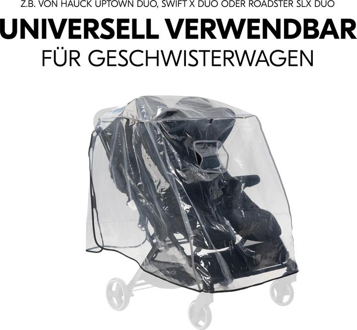 Produktbild Hauck Pushchair Raincover Duo