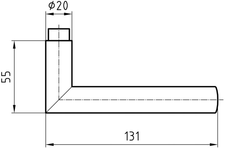 Produktbild Glutz Türdrücker 5076 Helena (Türgriff)