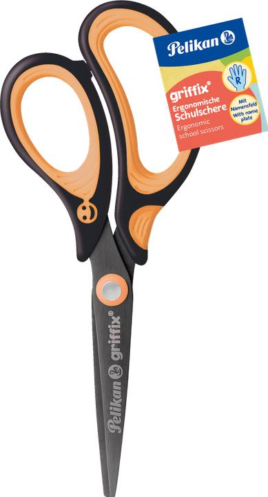 Image du produit Pelikan griffix ciseaux d'écolier, pointus, Neon Black (15 cm)
