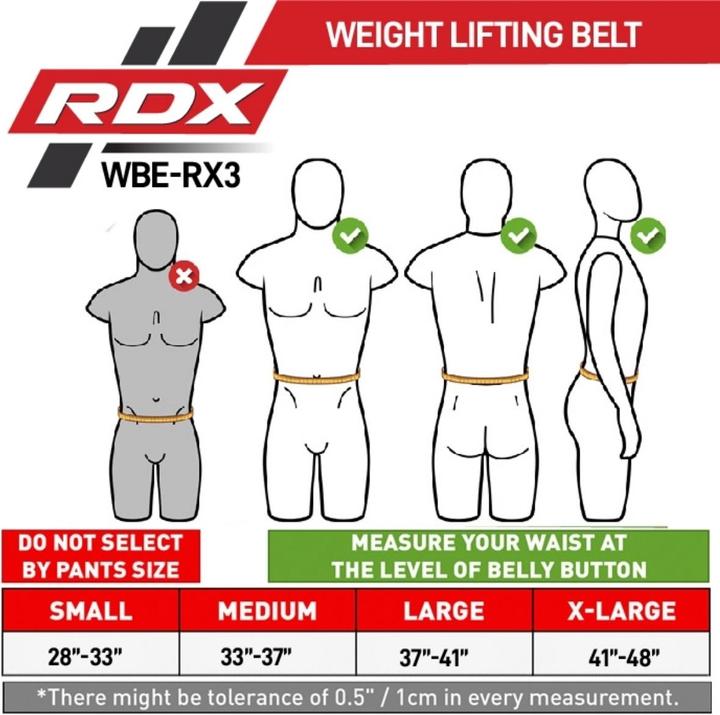 Productafbeelding Rdx Gewichthefgordel Eva Curve Rx3 Blauw-S (S)
