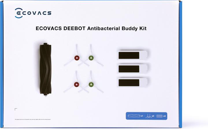 Kit Ricambi Per Deebot T20 Omni / X1 Omni: 8 Sacchetti Polvere + 4 Panni Lavaggio - Accessori Ecovacs