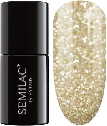 Actual product image Semilac Platinum Light Gold 260 UV Hybrid Nail Polish 7ml (UV gel varnish)