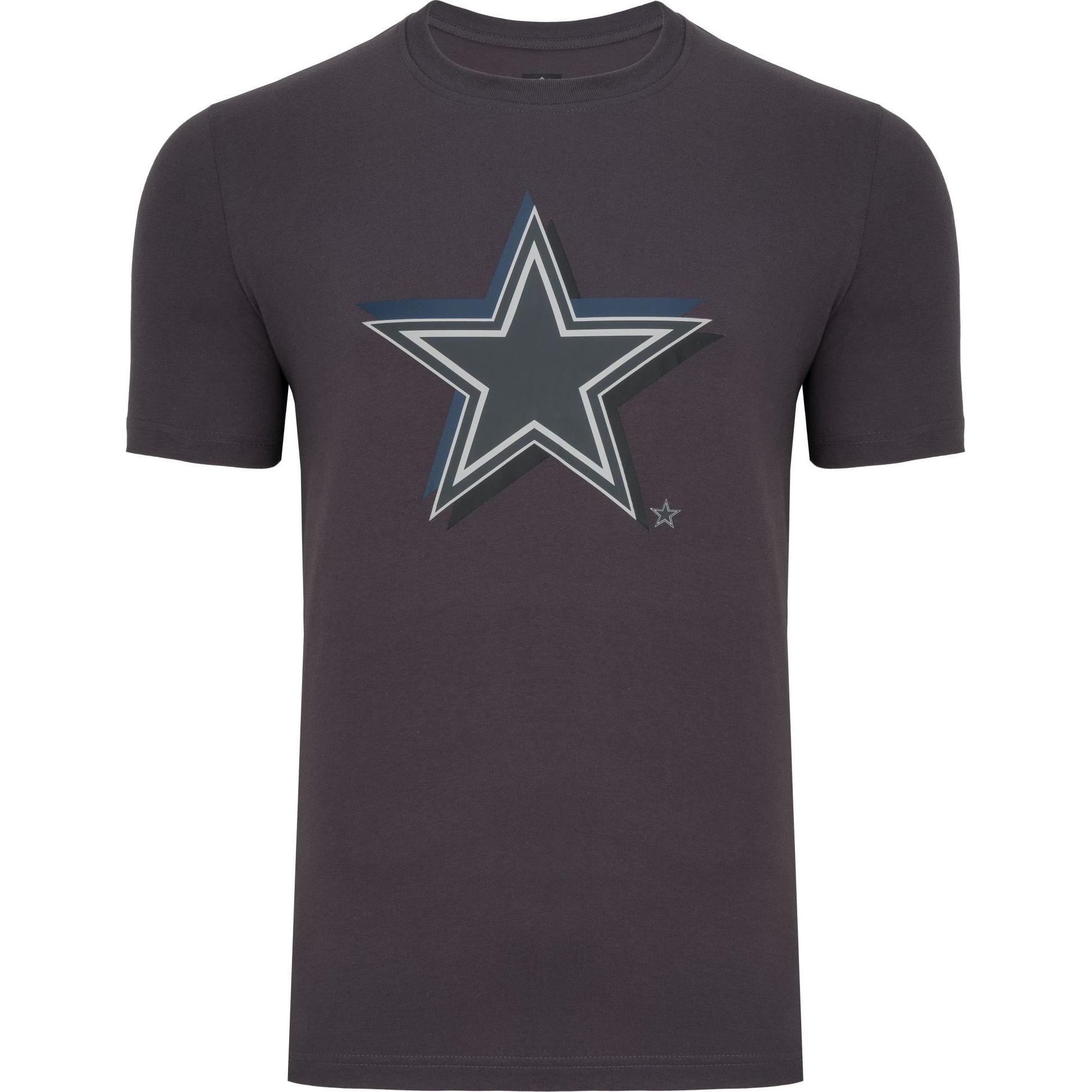 New Era, Herren, Shirt, Shirt - NFL DRAFT Dallas Cowboys graphite - XXL, Grau, (XXL)