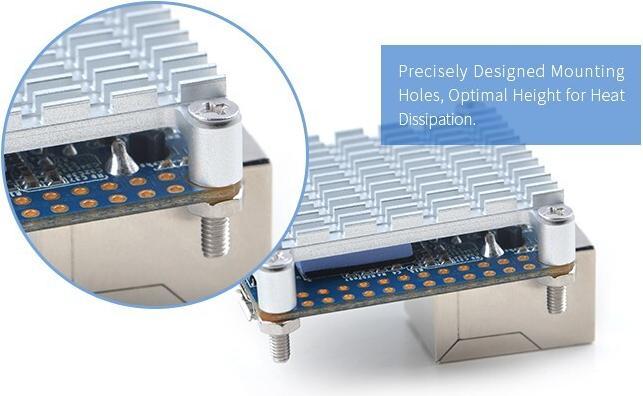 Produktbild Allnet friendlyelec nanopi neo/neo2 zbh heatsink set kühlkörper 20er bulk