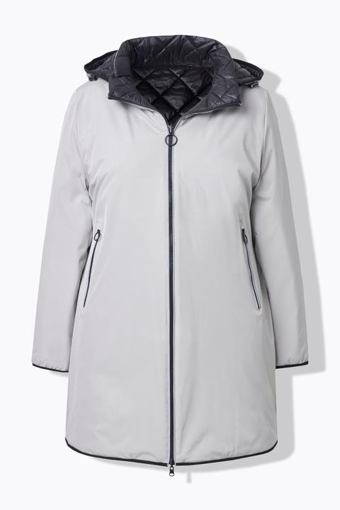 Actual product image Ulla Popken HYPRAR Reversible Quilted Jacket (60)