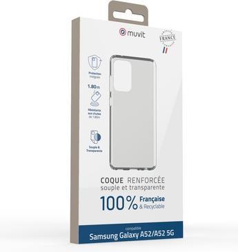 Produktbild Muvit For France Coque Crystal Soft Renforcee : Galaxy A52/A52 5g (Samsung Galaxy A52, Samsung Galaxy A52 5G)