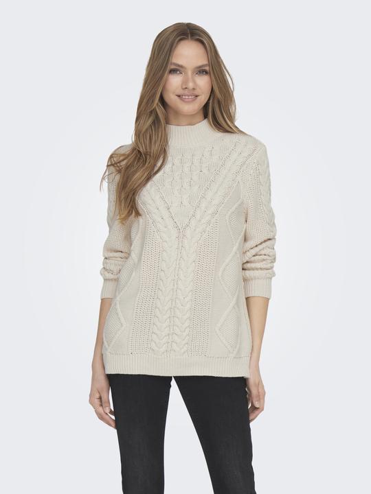 Produktbild Only High Neck Zopfstrick Strickpullover (S)