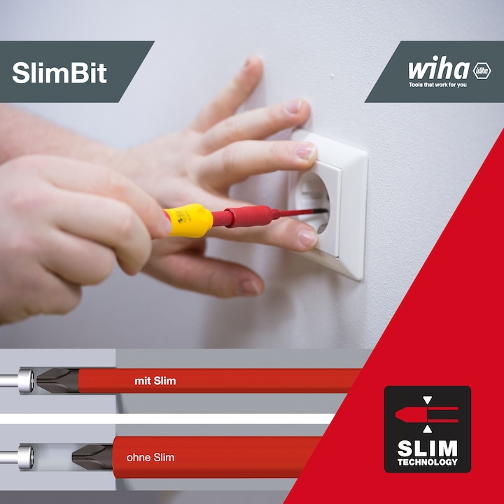 Actual product image Wiha Screwdriver (Slotted screws, Torx (TX), Pozidriv cross recess (PZ), Phillipps cross recess (PH))