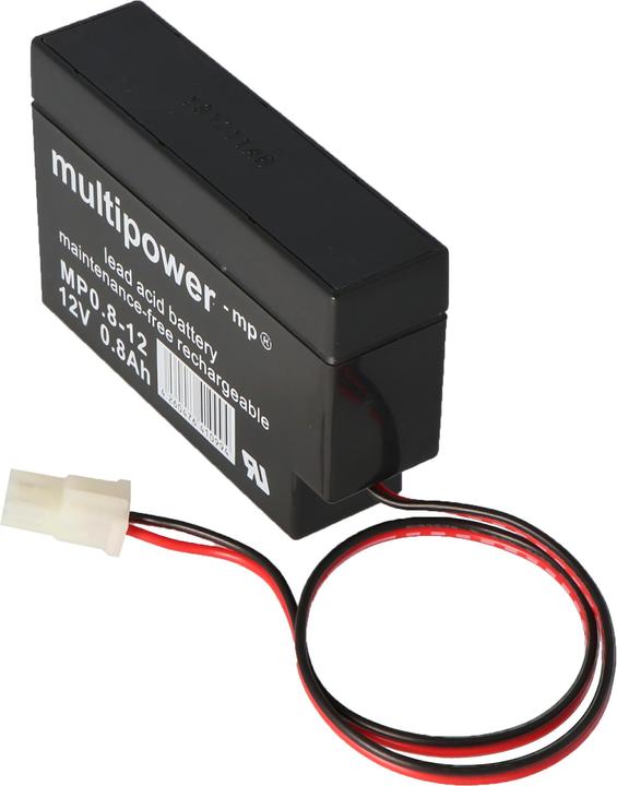 Actual product image Fiamm FG20086 Blei Akku mit Kabel und AMP Stecker 800mAh, nicht mehr lieferbar, geliefert wird der M (12 V, 0.80 Ah)