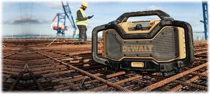 Productafbeelding DeWalt DCR027-QW batterij- en netradio (DAB+, FM, Bluetooth)