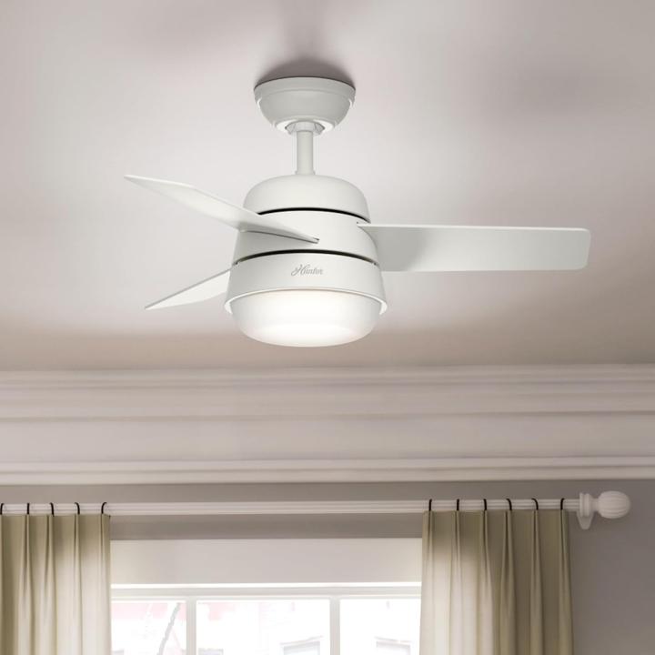 Actual product image Hunter Ceiling Fan Finley 36" 91 cm Fresh White (46 dB)
