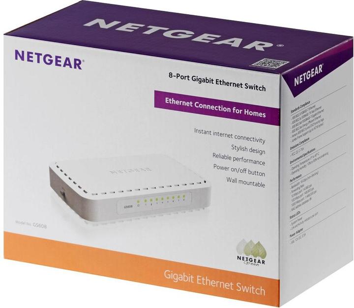 Produktbild Netgear Gs608-400pes (8 Ports)