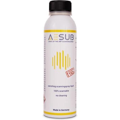 Aesub Soluzione aerografo spray per scansione giallo 200 ml, Scanner 3D
