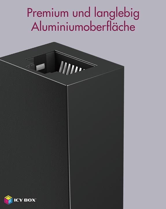 Actual product image Icy Box IB-AC501A (USB, RJ45 Gigabit Ethernet (1x))